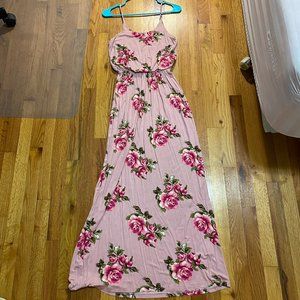 All in Favor - Pink Floral Dress